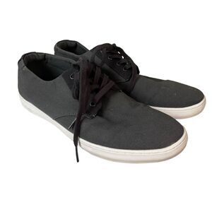 CUATER Men 11 Kruzers Sneakers Gray Shoe Canvas Travis Mathew Lace-Up